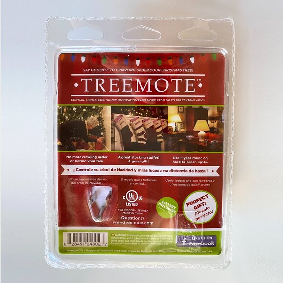 Treemote Wireless Remote Switch for Christmas Tree and Other Lights New - Picture 2 of 2